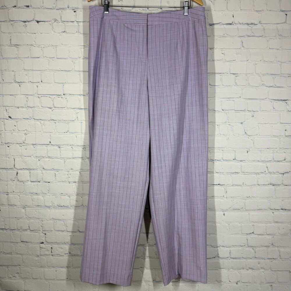 Y2K Milano Lavender Pinstripe Blazer and Pants Suit - Picture 2 of 16